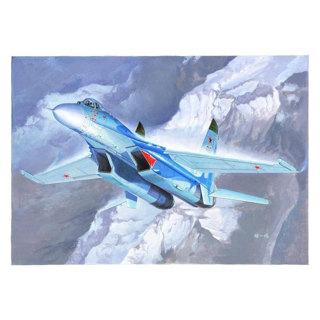 Trumpeter Russian Su-27 Flanker B Fighter (01660)
