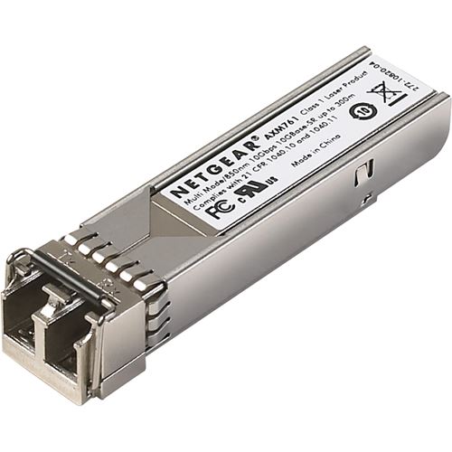 Netgear 10er Pack Bulk ProSafe SFP+ Transceiver-Modul für Netgear AX743 / GSM72xxPS / GSM73xxS (AXM761P10-10000S)