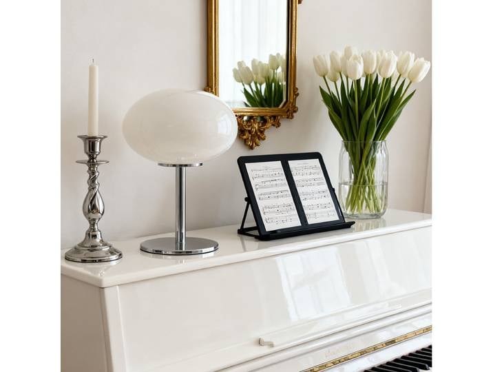 Lampe de Table circulaire blanc lait, Art nordique minimaliste, applique murale pour chambre à coucher avec atmosphère de Style ionique