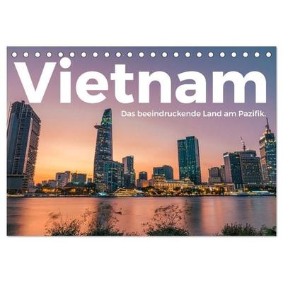 Vietnam - Das beeindruckende Land am Pazifik. (Tischkalender 2027 DIN A5 quer), CALVENDO Monatskalender