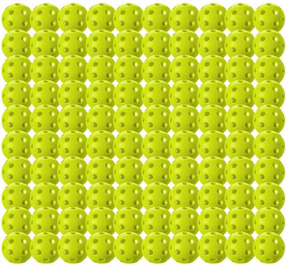 Franklin X-26 Indoor Pickleball Balls Lime Green Pack of 100
