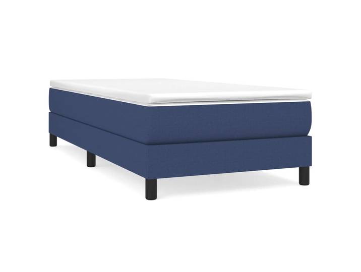 Cadre de lit bleu 80x200 cm Tissu