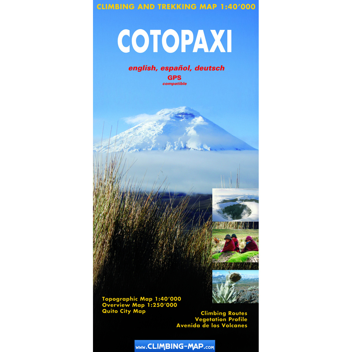 Climbing Map Cotopaxi Karte (Größe One Size)
