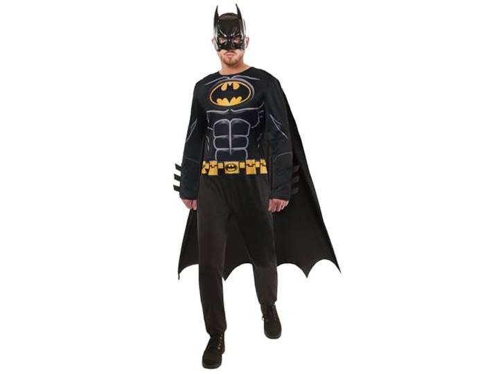 Rubies Officiële DC Batman Volwassen Kostuum, Volwassen Superheld Fancy Dress, Maat Large