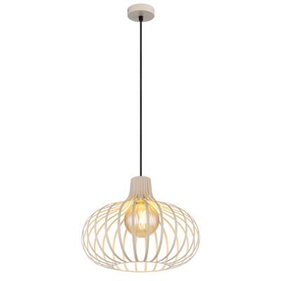 NOWA Hängeleuchte "MATEO", beige (cremefarben matt), Ø 40cm H: 150cm, 1 Stk., Leuchten, Hängelampe/Pendelleuchte/Esszimmer/Wohnzimmer/Esstisch, Hängeleuchte