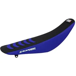 Blackbird, Motorrad Zubehör, Sitzbezug für Yamaha YZ 250F (2010–2013), Doppelgriff, 3-farbig (Schwarz/Blau)