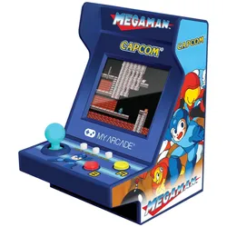MyArcade My Arcade Mega Man Pico Player Portable Retro Arcade (6 GAMES IN 1), Retro Gaming, Blau, Mehrfarbig
