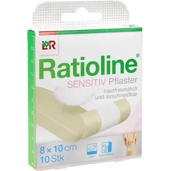 Ratioline Sensitive Wundschnellverband 8cmx1M 1 ST