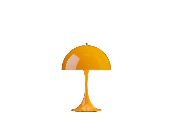 Panthella 250 PORTABLE LED-Akkulampe orange - Louis Poulsen - Wohnzimmer - Modern - Kunststoff - Mit Schirm