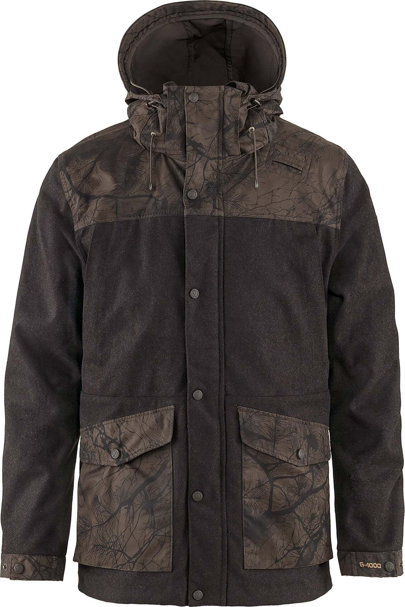 Fjällräven Herren-Fleecejacke "Värmland " Dark Olive Camo: S