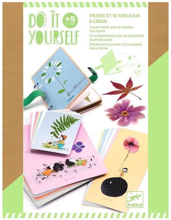 Presse et tableaux à créer Inspirante nature DIY - Djeco