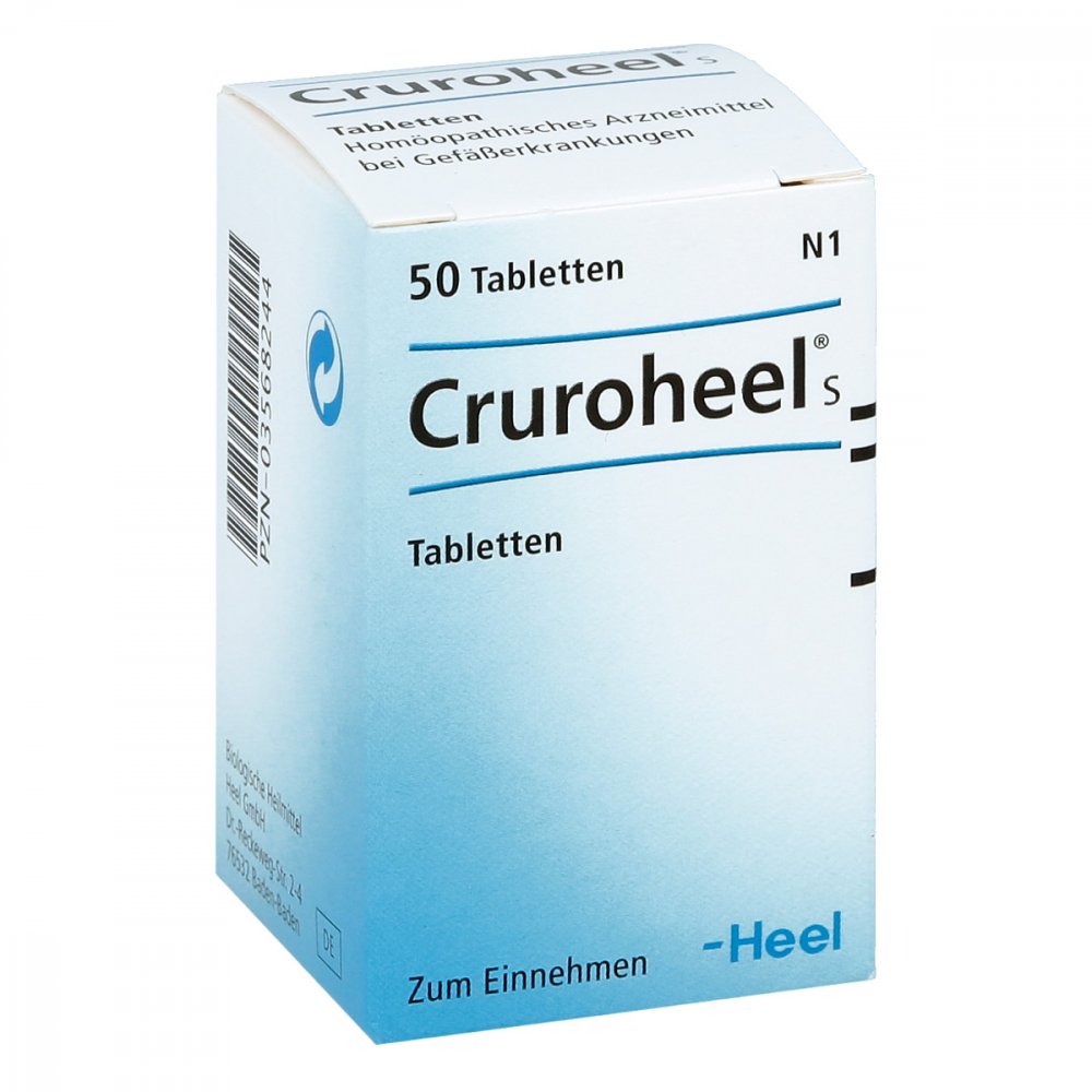 Biologische Heilmittel Heel GmbH Cruroheel S Tabletten 03568244