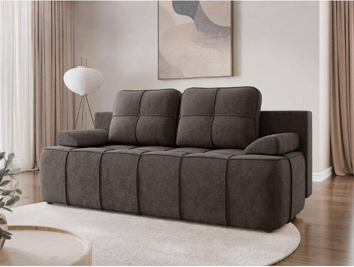 MIRJAN24 Schlafsofa Lover, mit Bettkasten und Schlaffunktion, Kissen-Set