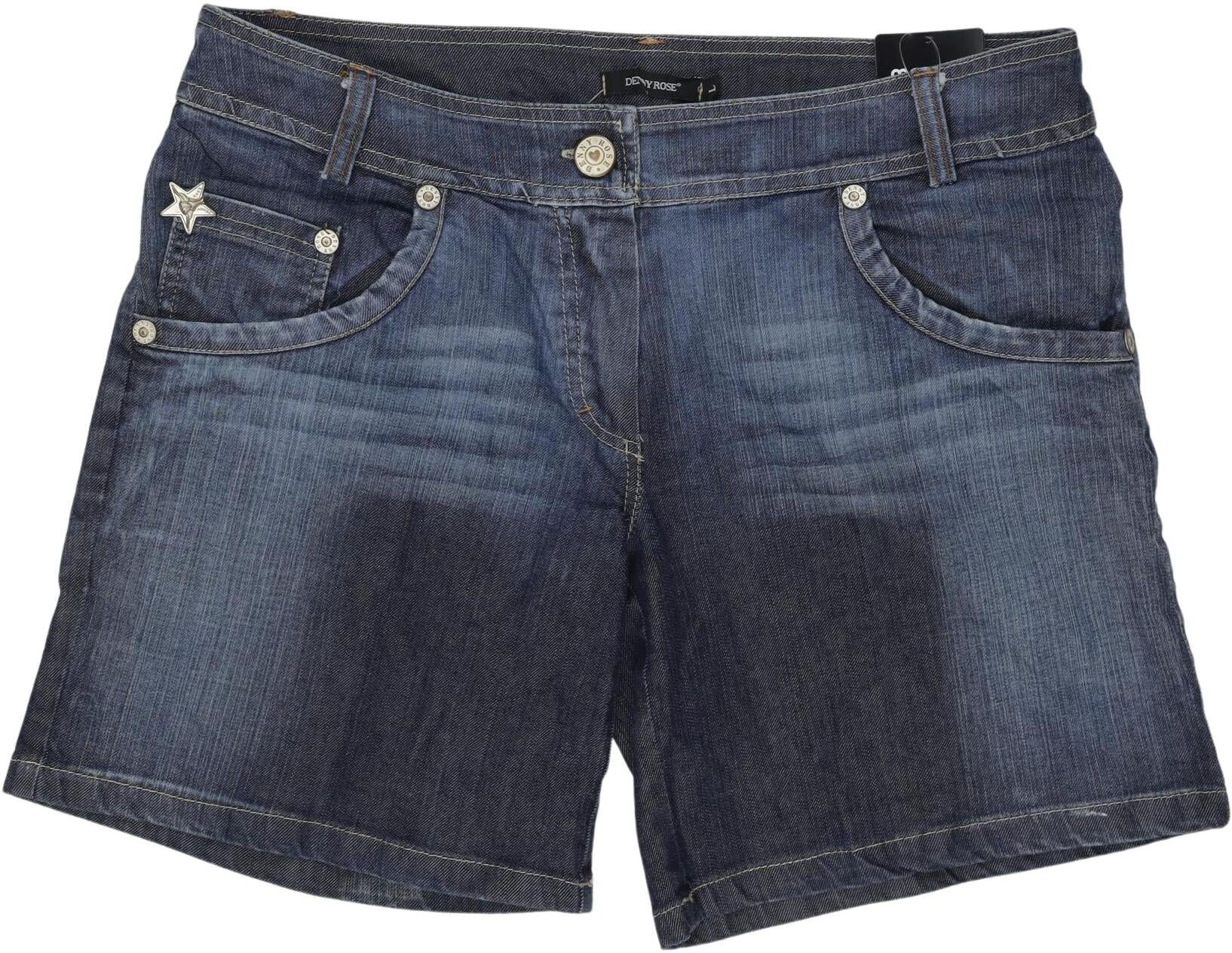 Denny Rose Damen Shorts, Blau, Gr. L, kein / Etikett / Elasthan - Second Hand