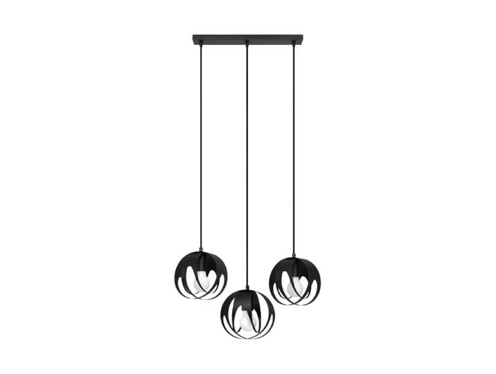 Design Pendellampe „Tulos“ 3-flammig (linear) Schwarz Sollux Lighting