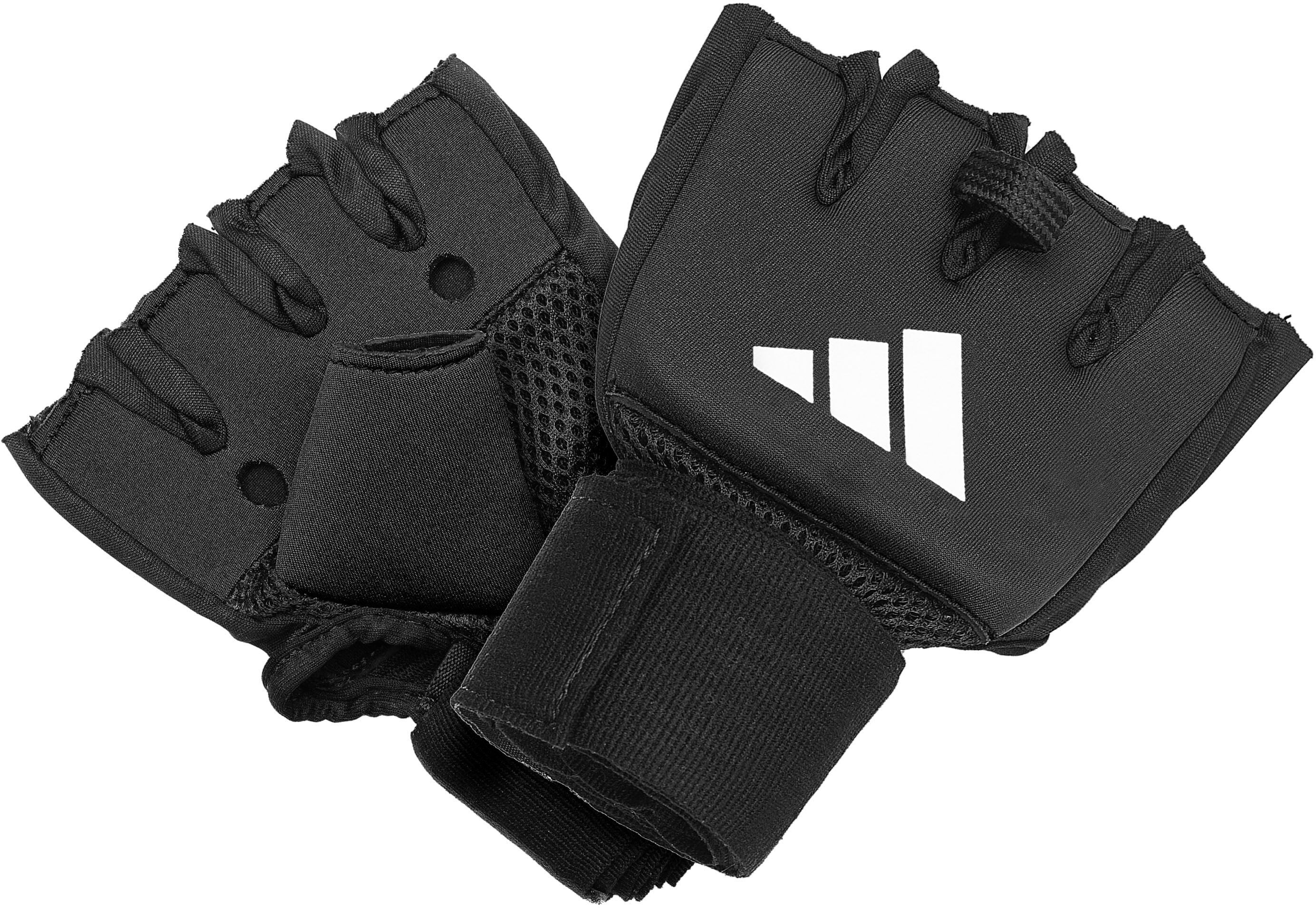 Punch-Handschuhe ADIDAS PERFORMANCE "Speed Gel Wrap Glove" Gr. L, schwarz, Boxhandschuhe, Kinder, L/XL, Obermaterial: 100% Kunstleder, Punch-Handschuhe