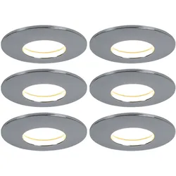 6er Set LED Einbau Leuchte Decken Spot Strahler Wohn Zimmer Bad Beleuchtung Lampe