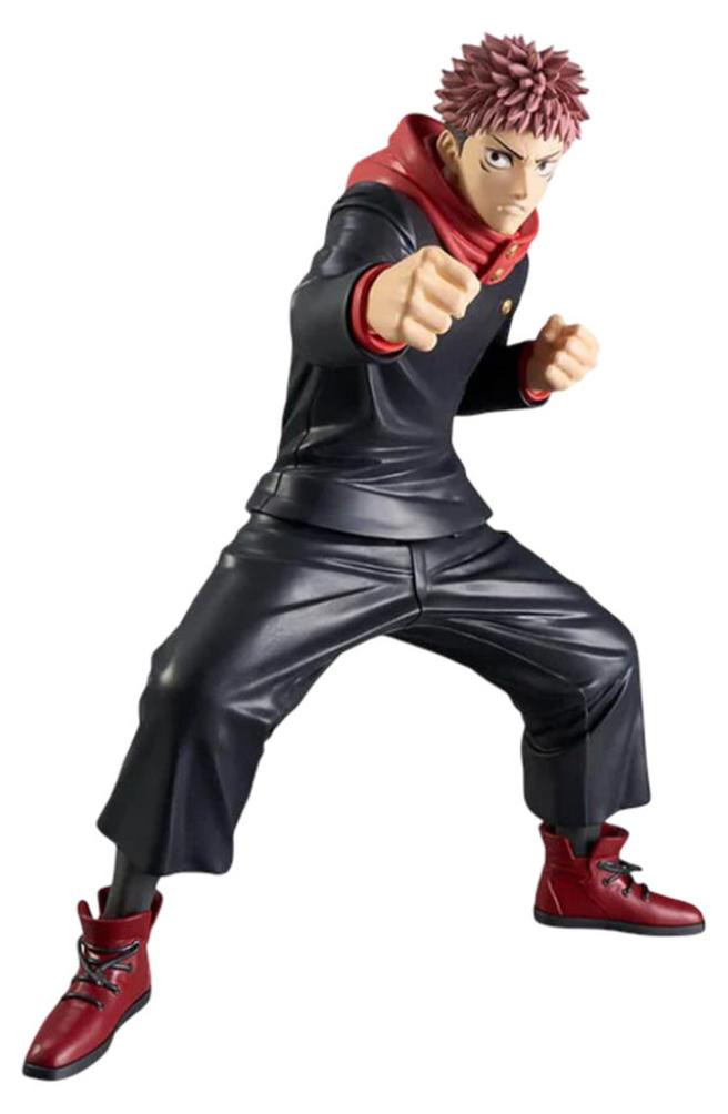 Bandai Banpresto Jujutsu Kaisen Grandista Itadori Yuji Figuur, Zwart, 23 cm