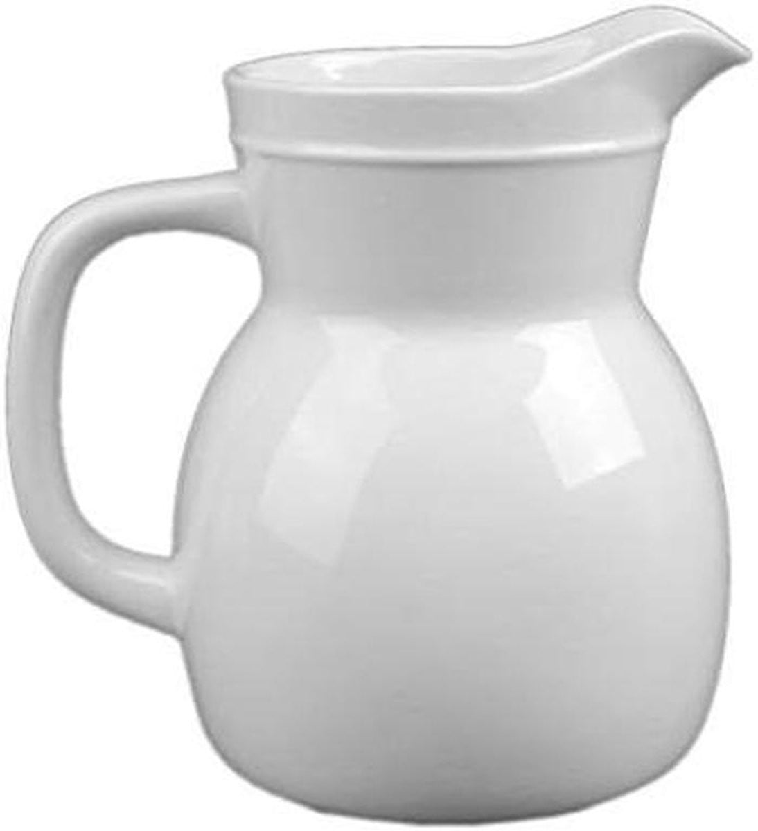 Wit Porseleinen Vaas voor Woonkamer Decoratie, Hoogte: 12 cm