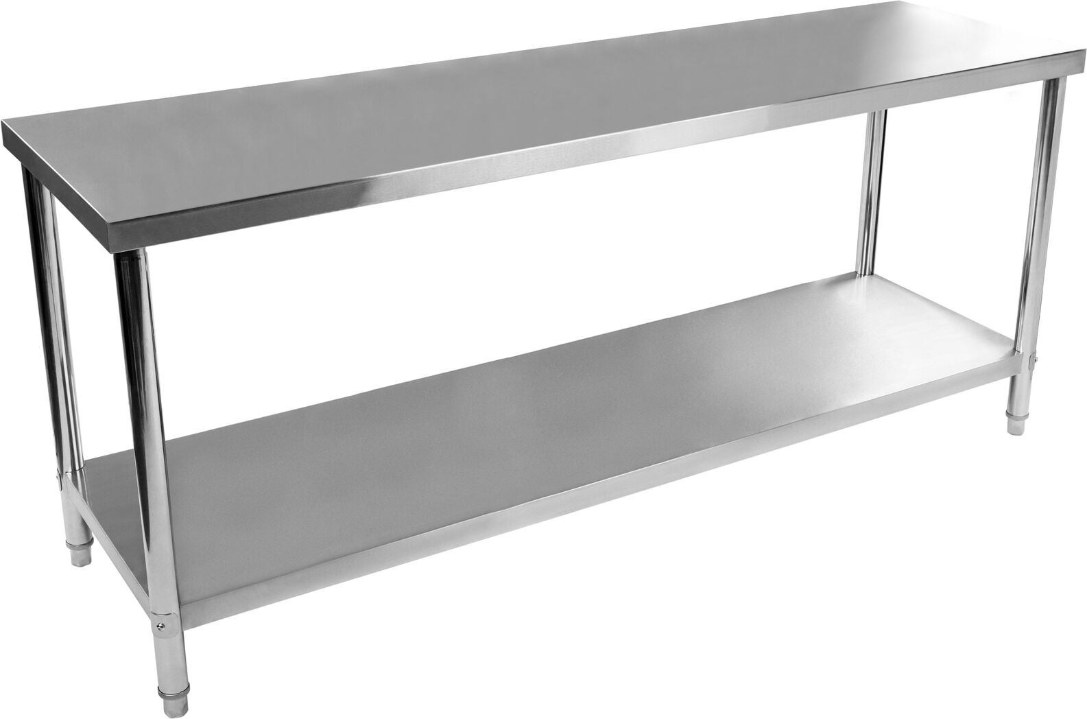 Royal Catering Tavolo inox - ECO - 200 x 60 cm - 250 kg -  RCAT-200/60-NW
