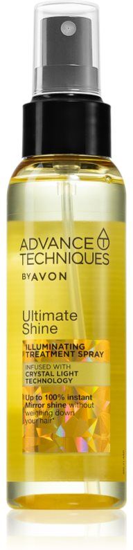 Avon Advance Techniques Ultimate Shine spray fixateur pour des cheveux brillants et doux 100 ml