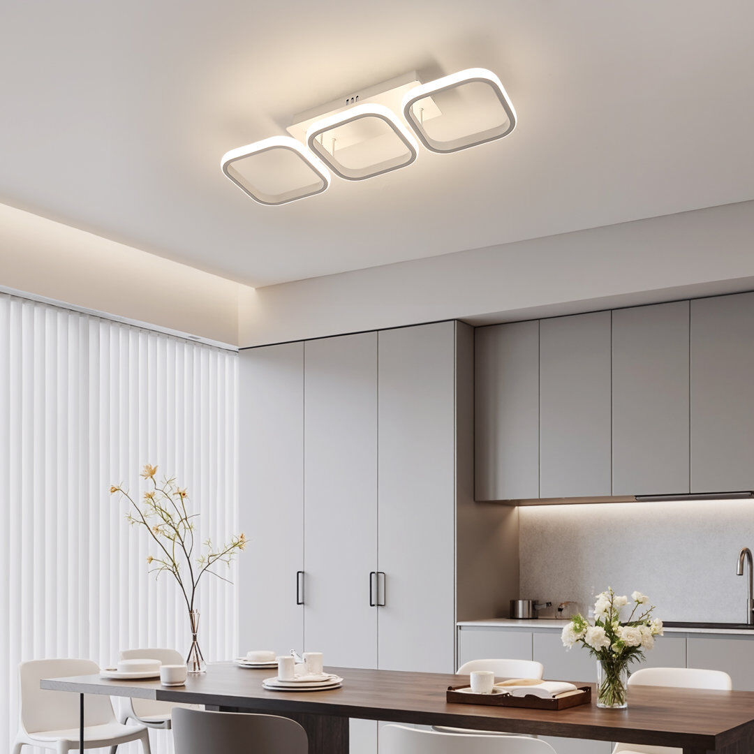 Metro Flush Mount White