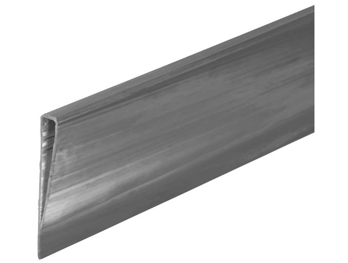 Tuinscherm pvc profiel grijs 200cm