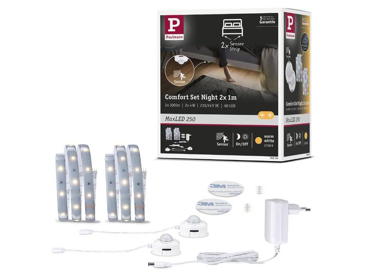 Paulmann MaxLED 250 : Kit de démarrage pour éclairage d'ambiance avec bande LED