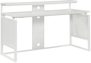 OSP Home Furnishings "OSP ACE 60"" Desk with Hutch Shelf and Storage and USB Charging"