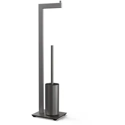 Zack Toilettenbutler Linea Edelstahl Grau Graphit