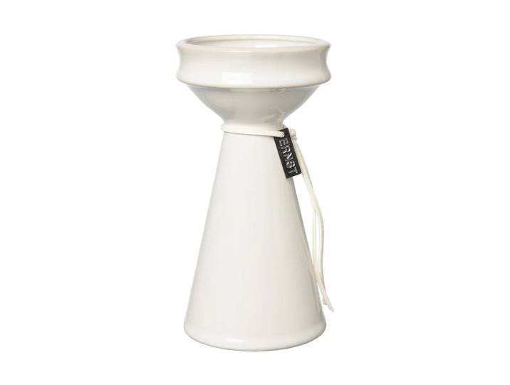 ERNST Vase hyacinthe Ernst 16 cm Blanc naturel