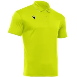 Macron, Herren, Sportshirt, Draco hero (L), Weiss, Gelb