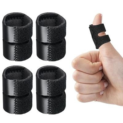 5 Stück Daumenschienen, Schnappfingerschiene, Fingerorthese bei Arthritis, Begradigung gebrochener Finger, passend für Daumen, Mittelfinger, Ringfinger, Zeigefinger und kleinen Finger