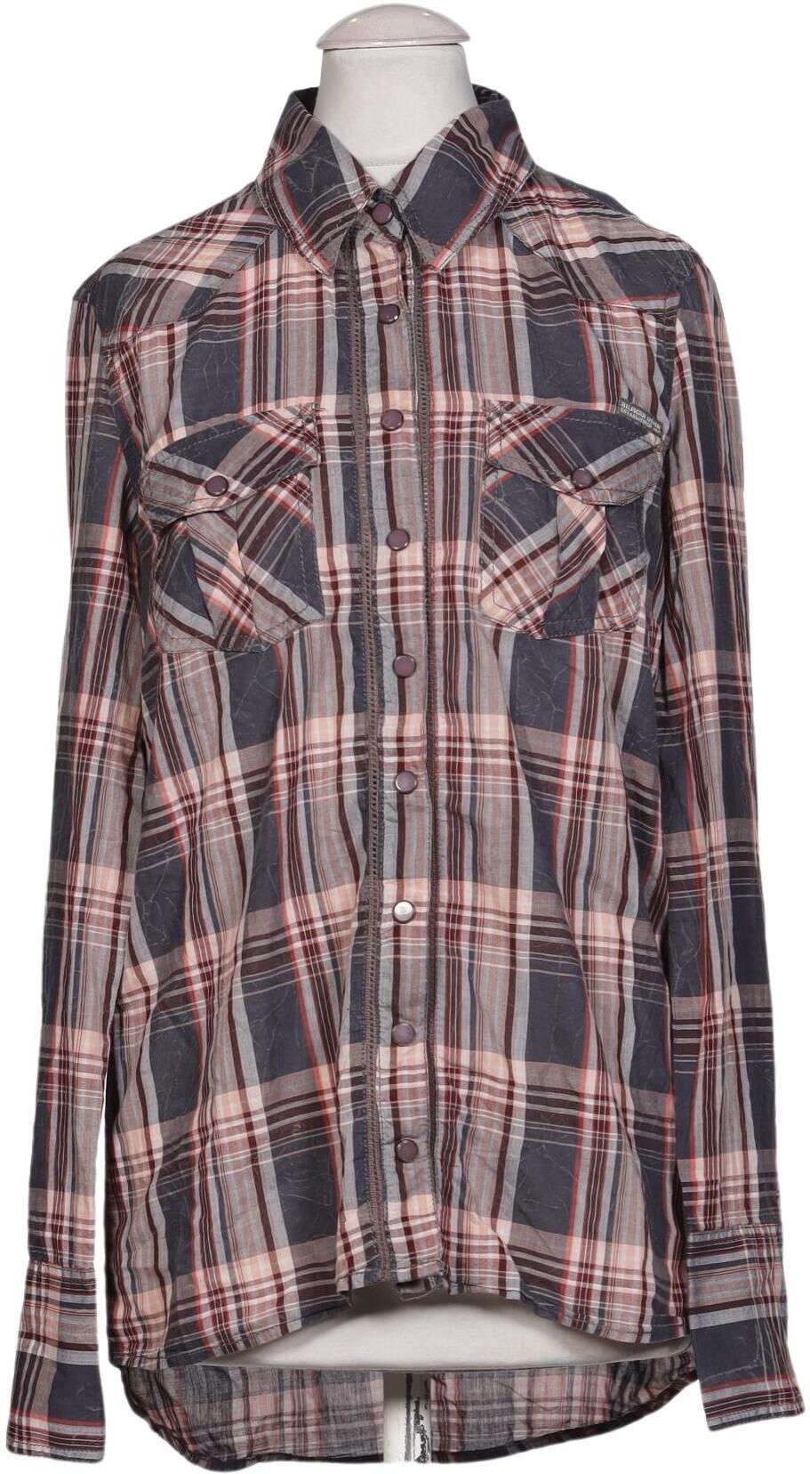 Hilfiger Denim Damen Bluse, Mehrfarbig, Gr. S, Baumwolle - Second Hand