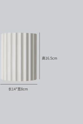 Inspire Curations Nordic Resin Wall Lamp Modern Up Down Bedside Sconce white