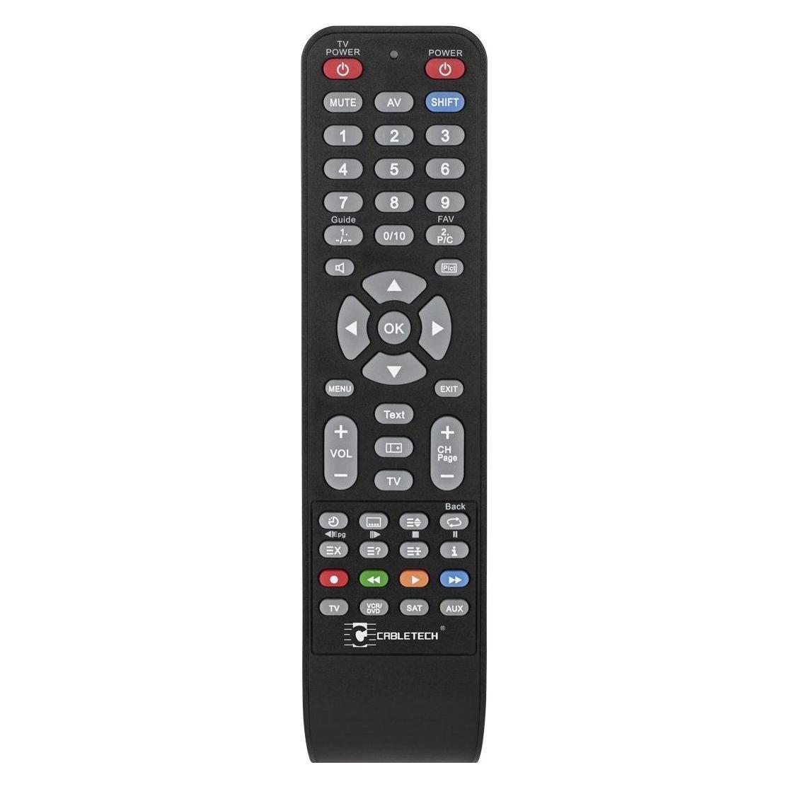 LP Cabletech 4 in 1 programmierbare Universalfernbedienung (Universal Fernbedienung, Infrarot) (LEC-PIL1023)