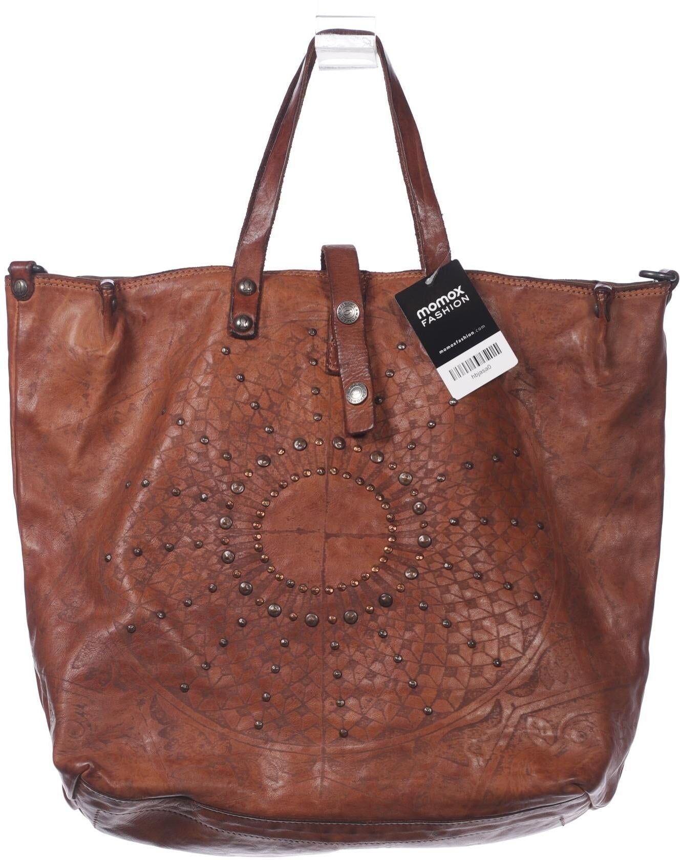 Campomaggi Damen Handtasche gross Leder, Braun, kein / Etikett / Leder - Second Hand
