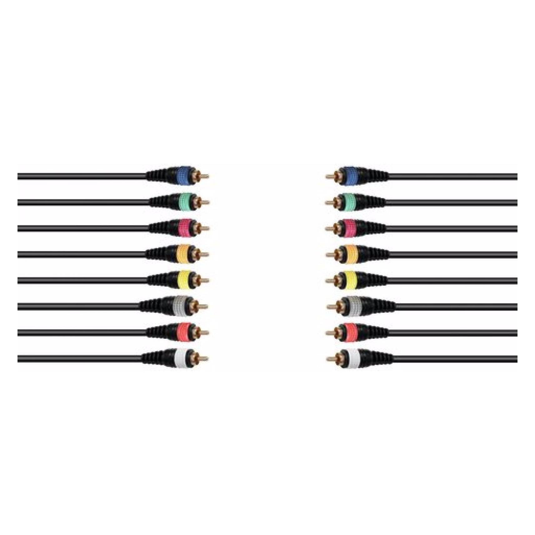 Omnitronic Snake-Kabel 8xCinch/8xCinch 15m (15 m, Cinch Kabel) (30304753)