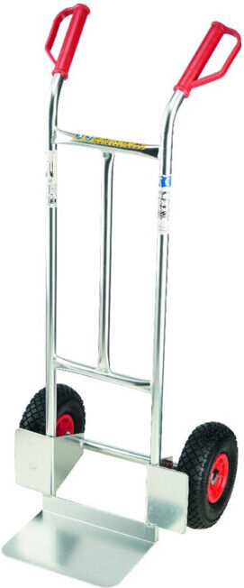 Chariot de transport en alu 150kg 305×200mm, pneus pneumatiques ; E/D/E