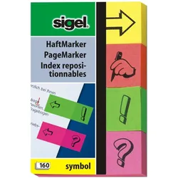 Sigel, Haftnotiz, Haftmarker (80 x 50 mm)