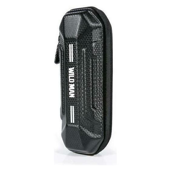 Wildman Bicycle accessory traveling bag plug into place bottle cage 0,8L XT11 black (0.80 l, Rahmentasche) (59967648)