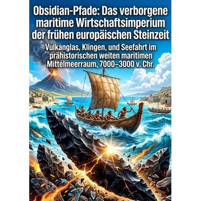 Obsidian-Pfade: Das verborgene maritime Wirtschaftsimperium der frühen europäischen Steinzeit, Taschenbuch von Julian Stahr, Epubli, 978-3-565-54681-7