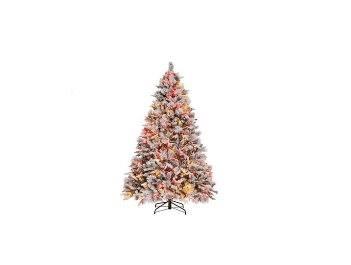Sapin de noël artificiel avec aiguilles de pin 1270 branches 210 cm