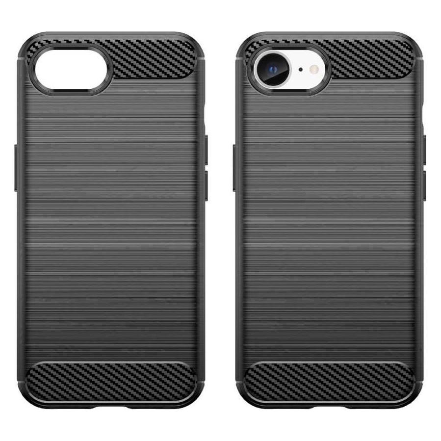 Cover-Discount iPhone 17e / 16e - Metall Carbon Look Hülle (Apple iPhone 16e, Apple iPhone 17e) (72025161)