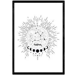 POSTER Sternzeichen Schütze A3 Rahmenlos