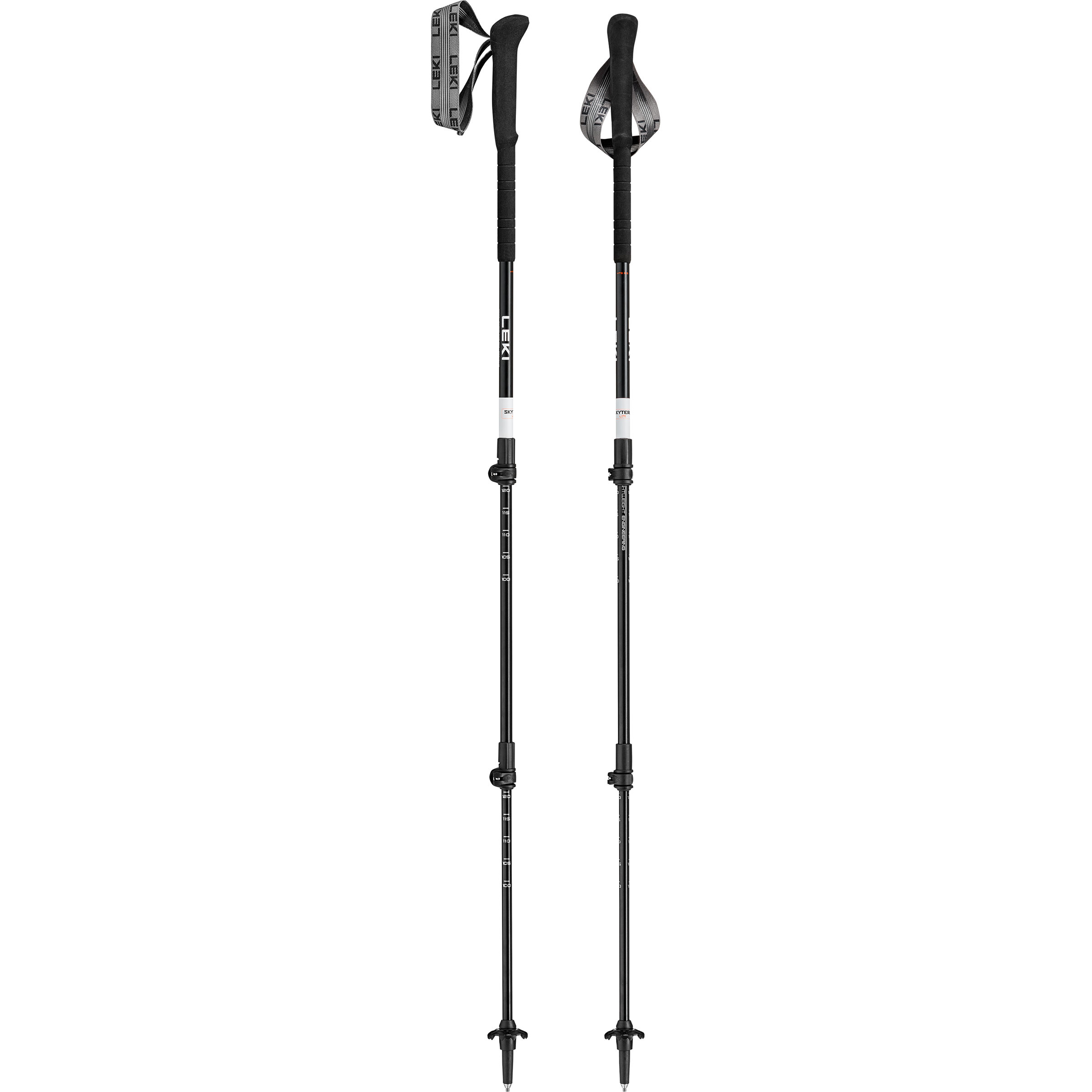 Leki Skytera Lite Compact Wanderstöcke Wanderstöcke & Trekkingstöcke schwarz Größe 90-125cm Camping