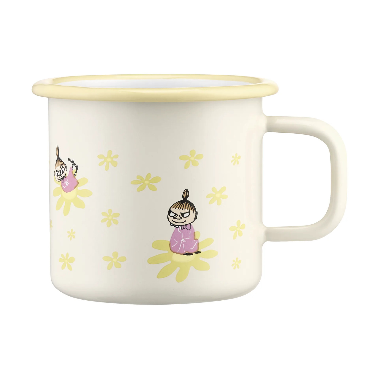 Muurla Moomin emaille mok Flowers 37 cl