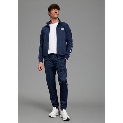 Trainingsanzug BRUNO BANANI, Herren, Gr. S, blau (marine), Web, Obermaterial: 100% Polyester, unifarben, Sportanzüge Trainingsanzug