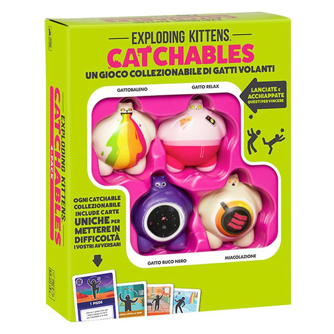 Asmodée CATchables - 4er-Pack: Italienische Ausgabe (Italienisch, 2 - 4 Spieler) (GTAV1764)