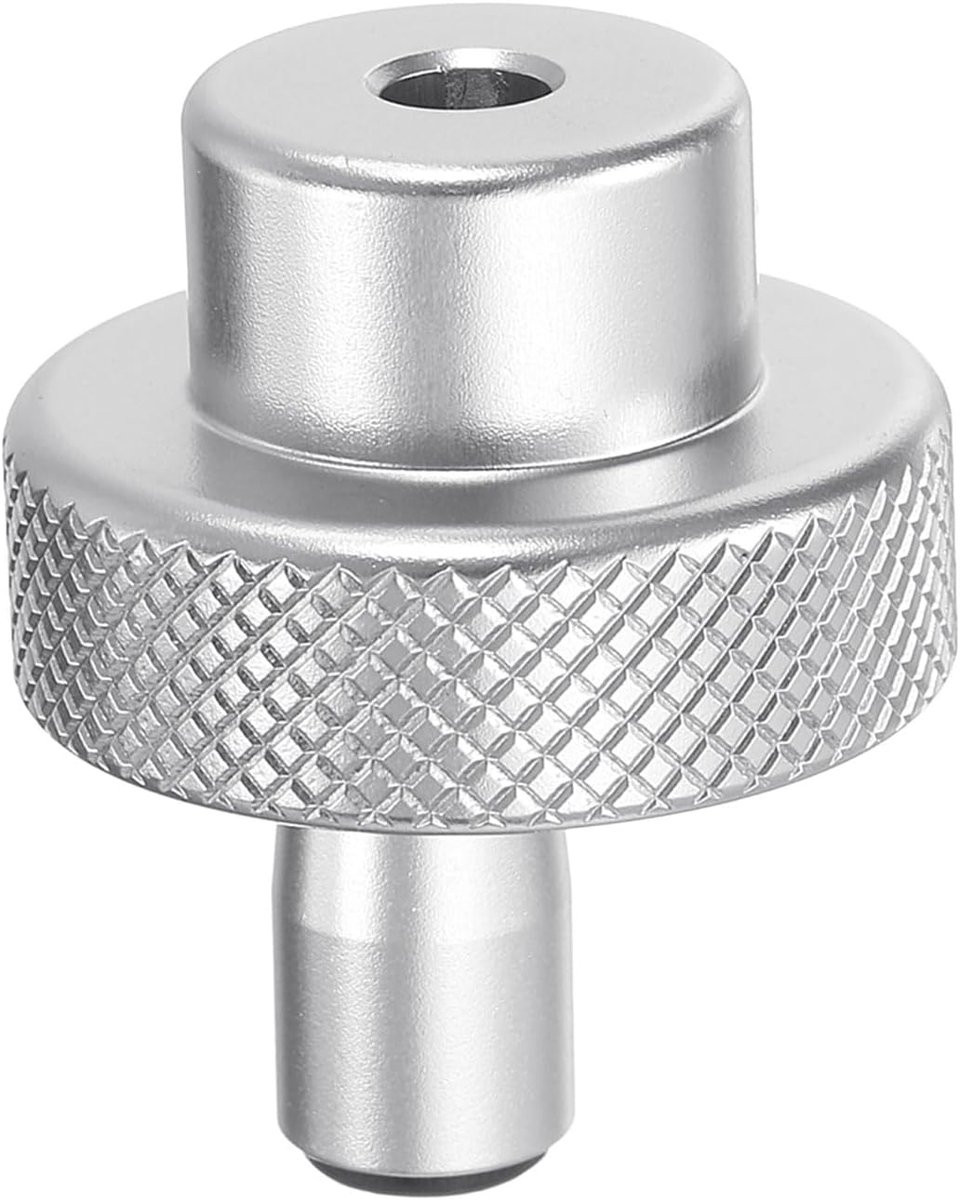 Aluminium Handwiel met Draaibare Knop en Verstelbare Handgreep - Zilver - 30mm Diameter